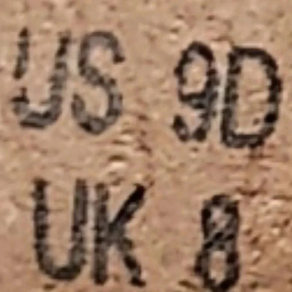 Land's End Mens Tan Leather and Blue Suede Lace Shoes Size 9 - Picture 13 of 14